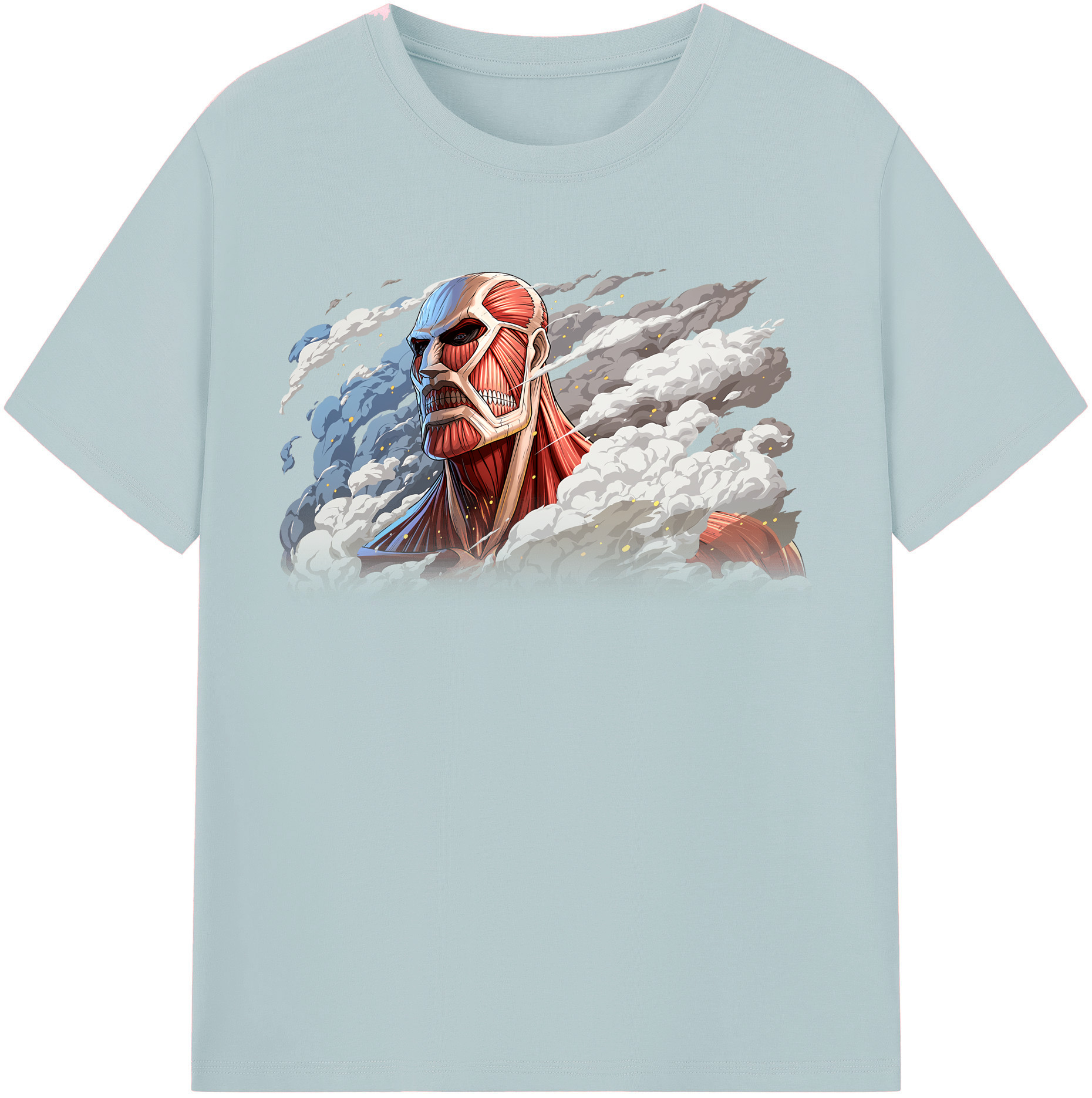 （画像用） 進撃の巨人 Attack on Titan 綿100％半袖Tシャツ（フロントプリント）